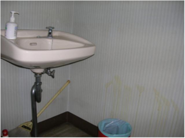 栃木小山　店舗既存トイレ内手洗器